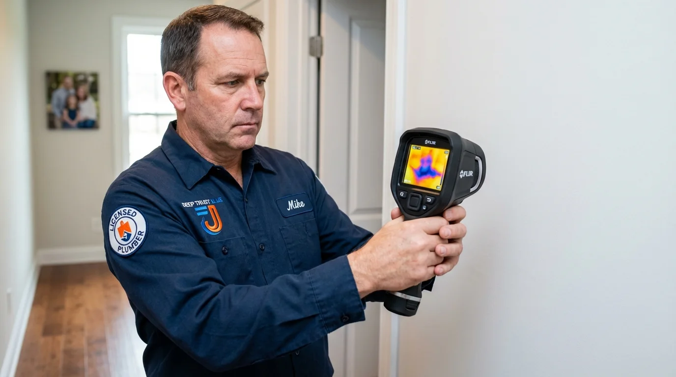 Thermal imaging leak detection by Johns Plumbing LLC in Morris Plains